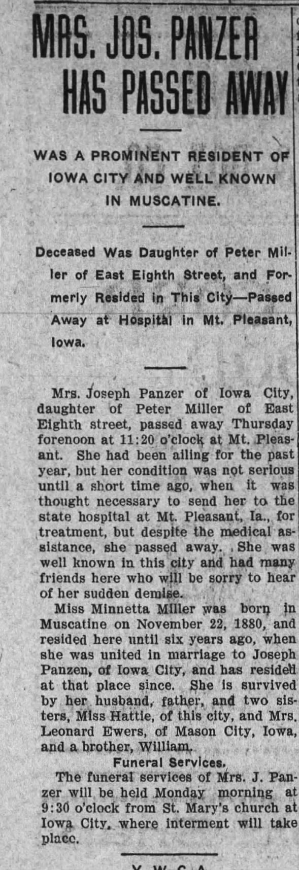 Obituary for Panzer